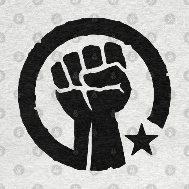 Black Power Fist by skittlemypony